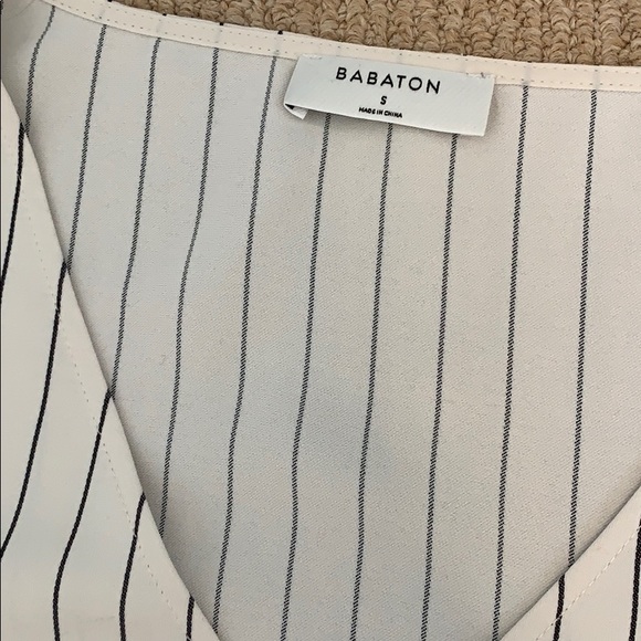 Aritzia striped Murphy blouse - Picture 4 of 7